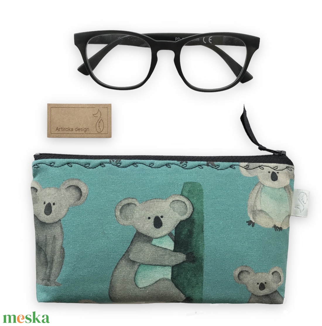 Koala mackó mintás, zöld színű prémium tolltartó neszesszer, szemüvegtok - Artiroka design - otthon & életmód - papír, írószer - tolltartó & ceruzatekercs - Meska.hu Koala mackó mintás, zöld színű prémium tolltartó neszesszer, szemüvegtok - Artiroka design - otthon & életmód - papír, írószer - tolltartó & ceruzatekercs - Meska.hu