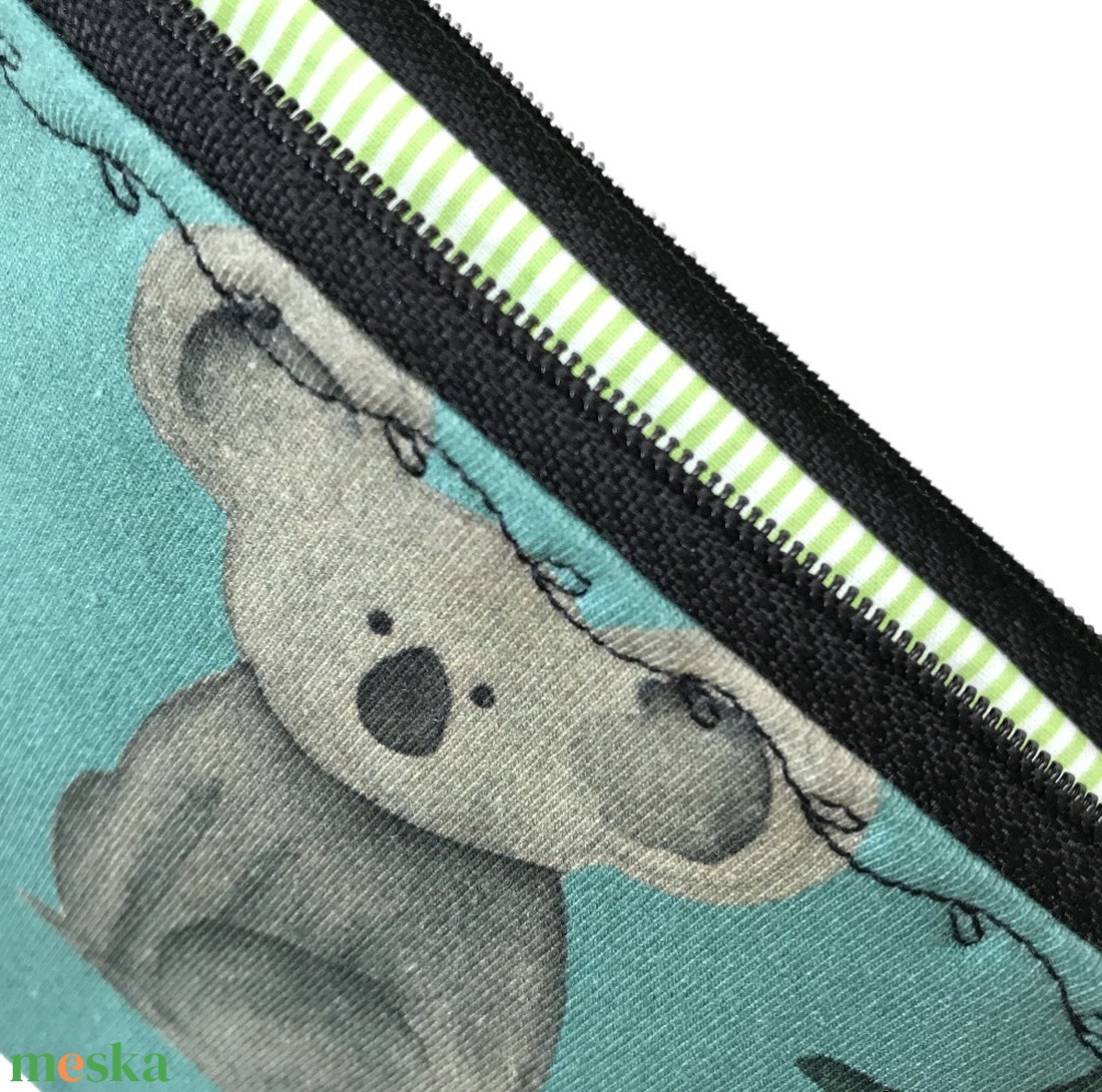 Koala mackó mintás, zöld színű prémium tolltartó neszesszer, szemüvegtok - Artiroka design - otthon & életmód - papír, írószer - tolltartó & ceruzatekercs - Meska.hu Koala mackó mintás, zöld színű prémium tolltartó neszesszer, szemüvegtok - Artiroka design - otthon & életmód - papír, írószer - tolltartó & ceruzatekercs - Meska.hu