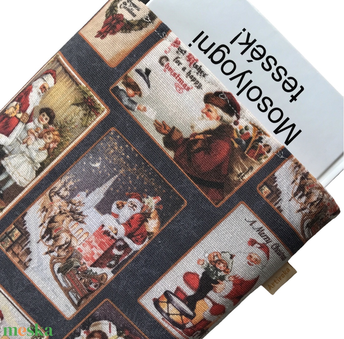 Retro karácsonyi képeslapok mintás könyvtok, akár bőr kapcsos zárral - Artiroka design - könyv & zene - könyvtok - Meska.hu Retro karácsonyi képeslapok mintás könyvtok, akár bőr kapcsos zárral - Artiroka design - könyv & zene - könyvtok - Meska.hu