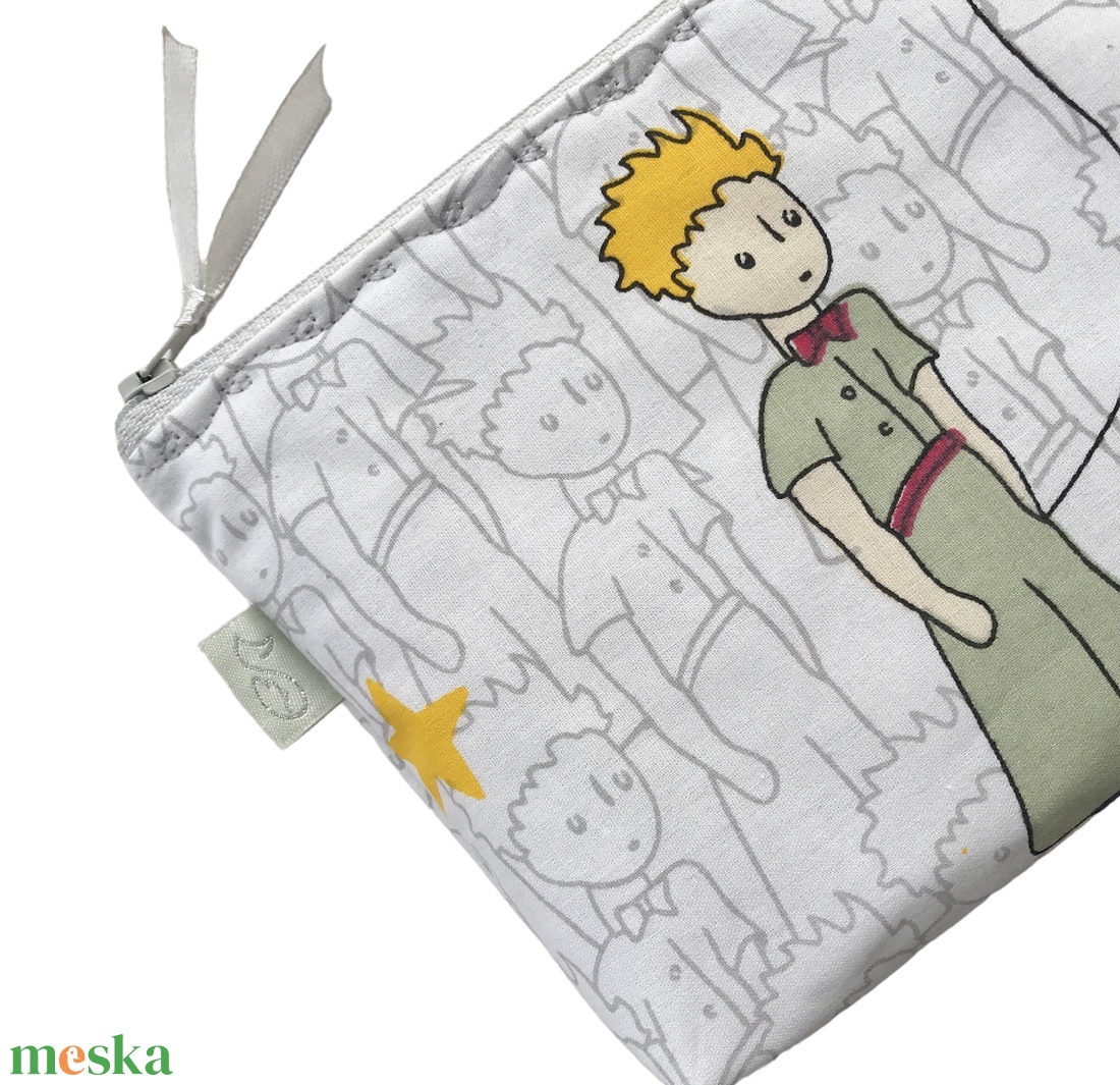 Kis herceg mintás neszesszer - SZÜLETÉSNAP - Artiroka design - táska & tok - neszesszer - Meska.hu