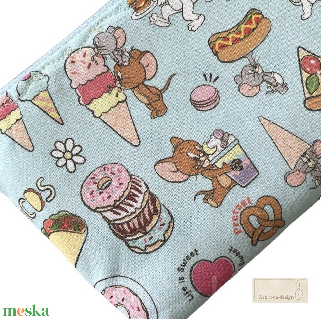 Ünnepi lakoma mintás, prémium tolltartó neszesszer - Tom és Jerry - Artiroka design - táska & tok - neszesszer - Meska.hu Ünnepi lakoma mintás, prémium tolltartó neszesszer - Tom és Jerry - Artiroka design - táska & tok - neszesszer - Meska.hu