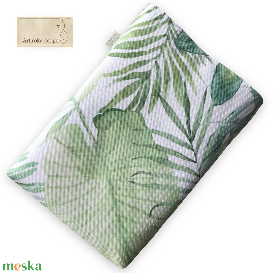 VÍZÁLLÓ, zöld levelek mintás KÖNYVTOK - Artiroka design - könyv & zene - könyvtok - Meska.hu VÍZÁLLÓ, zöld levelek mintás KÖNYVTOK - Artiroka design - könyv & zene - könyvtok - Meska.hu
