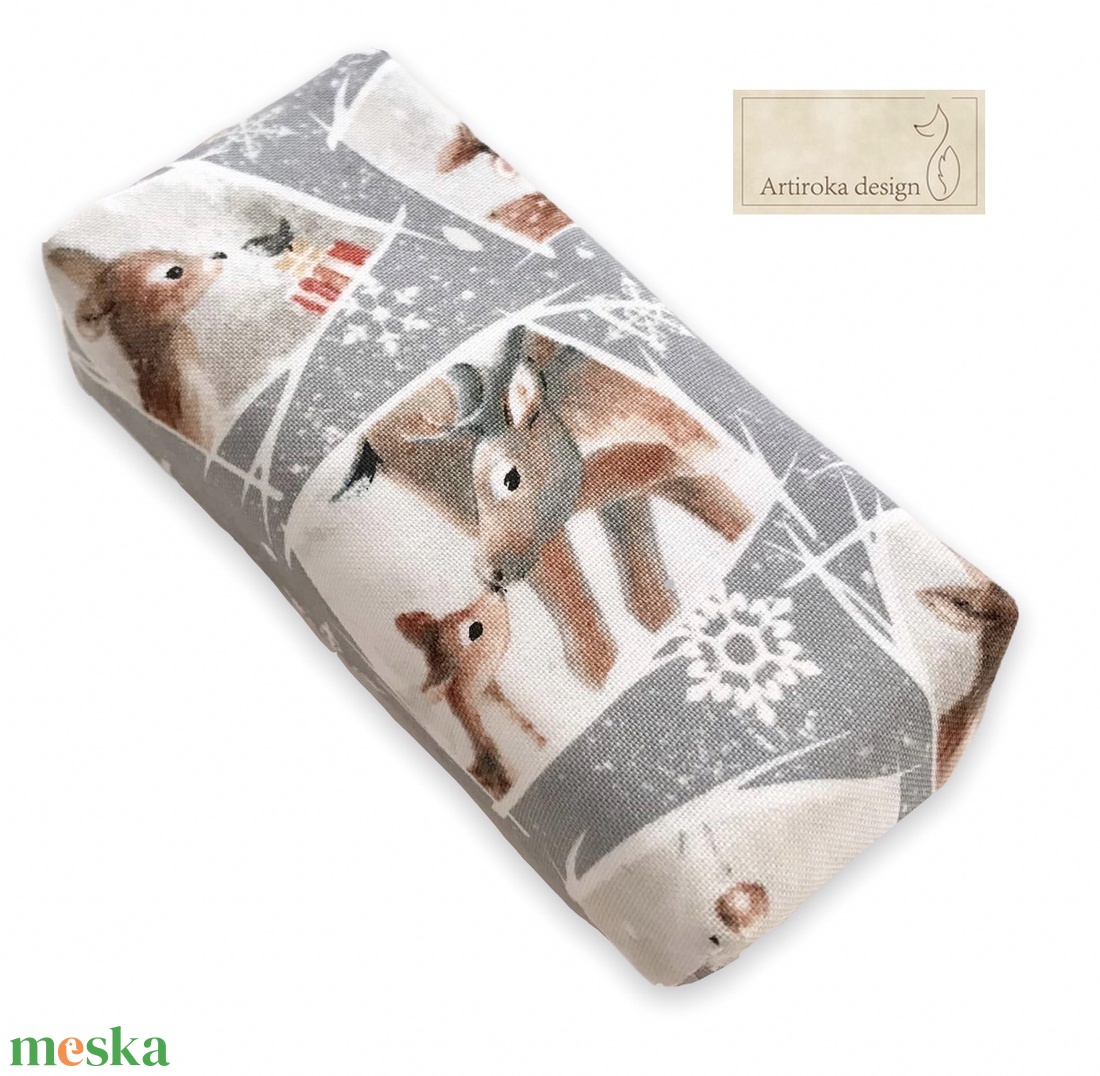 Erdei találkozás - Nyuszi, őzike, vörösbegy mintás papírzsebkendő tartó - Artiroka design - táska & tok - pénztárca & más tok - zsebkendőtartó tok - Meska.hu Erdei találkozás - Nyuszi, őzike, vörösbegy mintás papírzsebkendő tartó - Artiroka design - táska & tok - pénztárca & más tok - zsebkendőtartó tok - Meska.hu