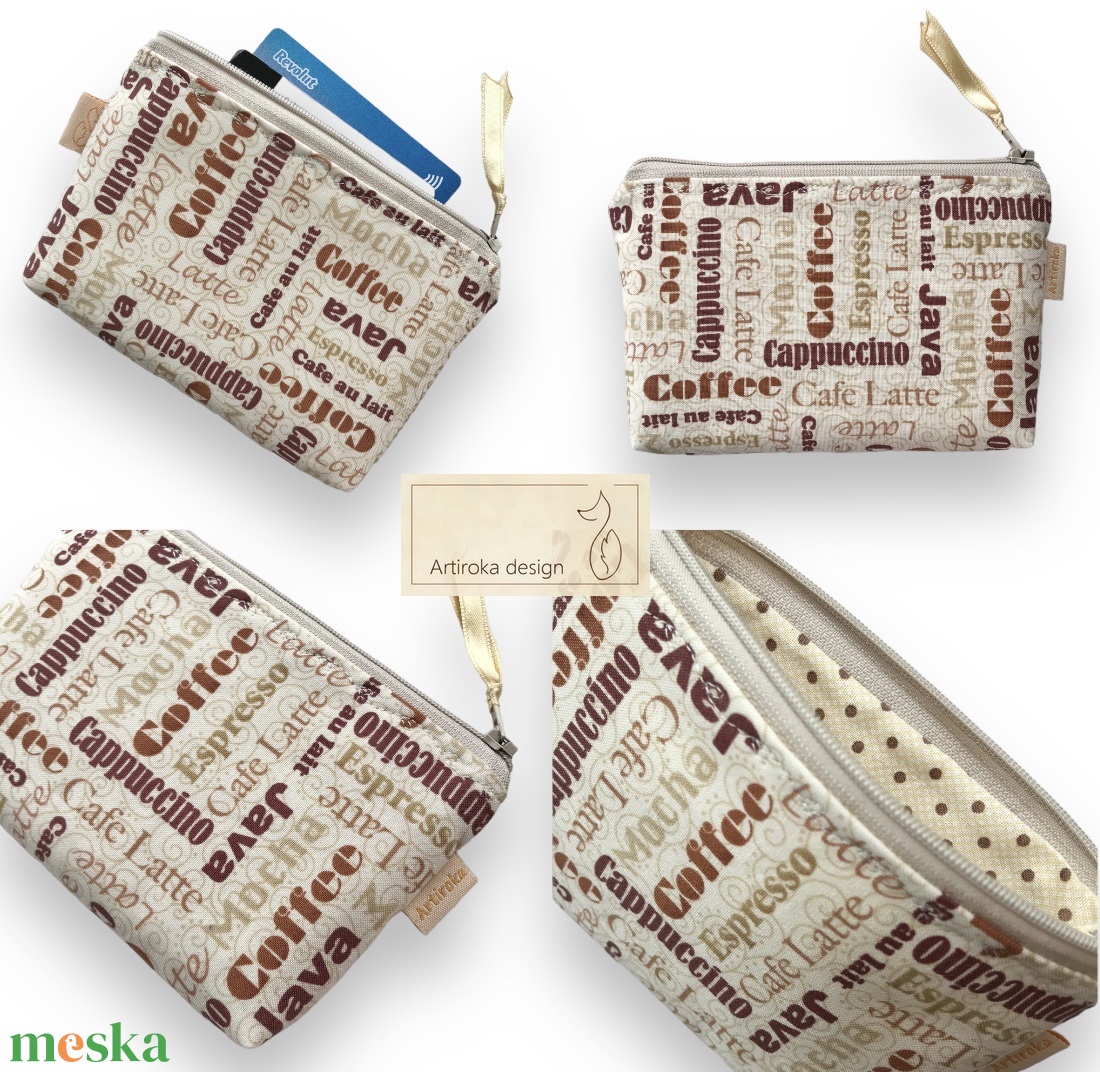 Kávé, capuccino felirat mintás irattartó pénztárca - APÁK NAPJA - Artiroka design - táska & tok - pénztárca & más tok - kártyatartó & irattartó - Meska.hu Kávé, capuccino felirat mintás irattartó pénztárca - APÁK NAPJA - Artiroka design - táska & tok - pénztárca & más tok - kártyatartó & irattartó - Meska.hu