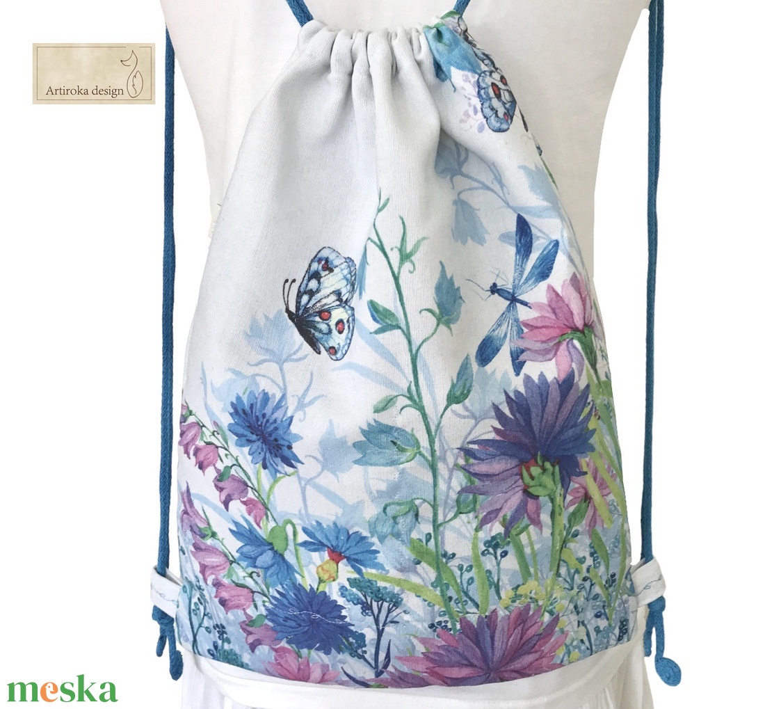 Pillangók tánca a réten hátizsák - Artiroka design - táska & tok - hátizsák - tornazsák, gymbag - Meska.hu Pillangók tánca a réten hátizsák - Artiroka design - táska & tok - hátizsák - tornazsák, gymbag - Meska.hu