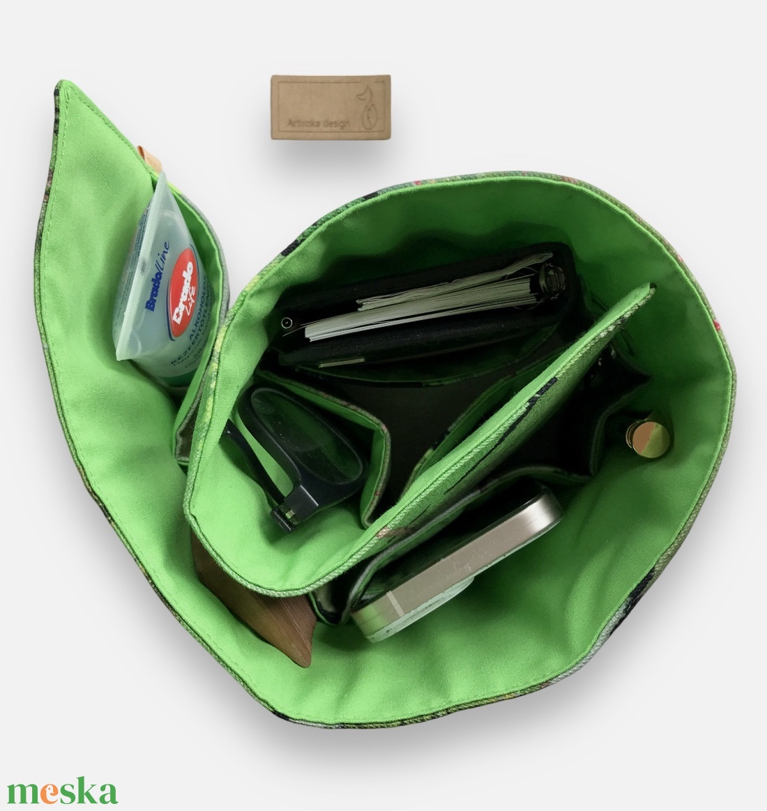 Titkos kert mintás, prémium táskarendező, táska rendszerező  -  Artiroka design  - táska & tok - kézitáska & válltáska - belső rendező - Meska.hu