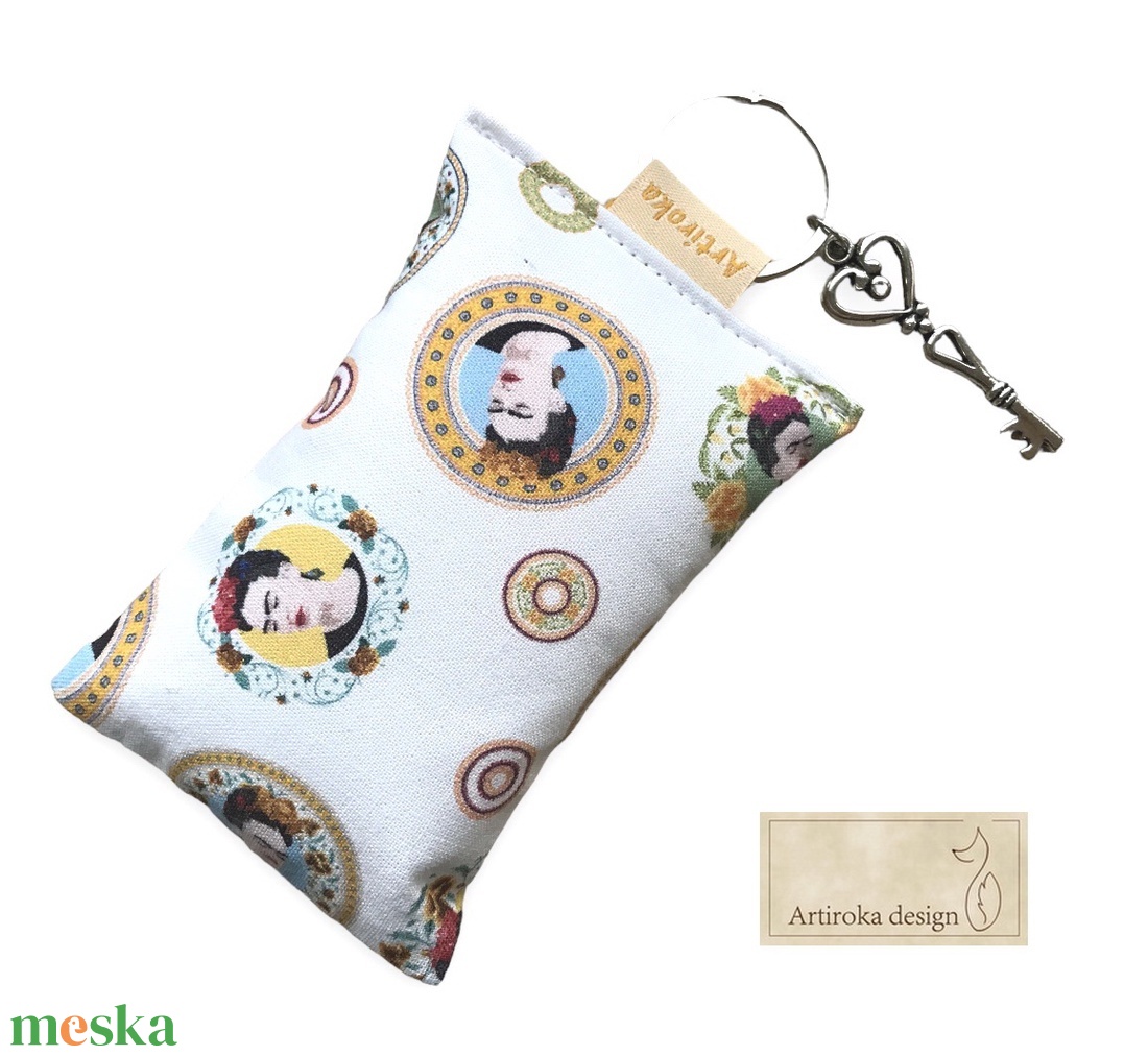Frida Kahlo mintás prémium pamut kulcstartó vintage kulcs medállal - Artiroka design - táska & tok - kulcstartó & táskadísz - kulcstartó - Meska.hu Frida Kahlo mintás prémium pamut kulcstartó vintage kulcs medállal - Artiroka design - táska & tok - kulcstartó & táskadísz - kulcstartó - Meska.hu
