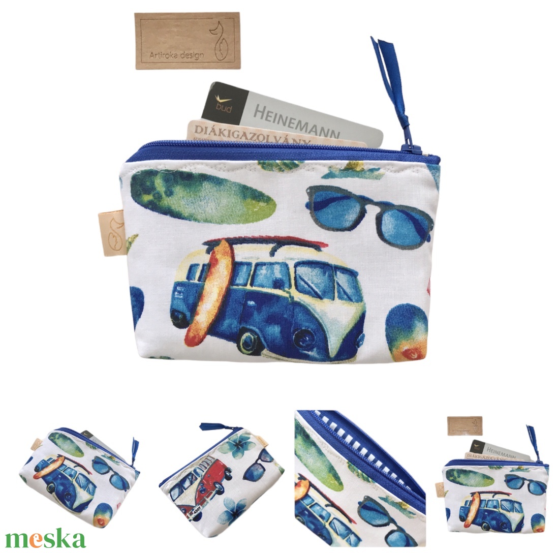Volkswagen busz, retro irattartó pénztárca - szörf, nyár, Balaton - Artiroka design - táska & tok - pénztárca & más tok - kártyatartó & irattartó - Meska.hu Volkswagen busz, retro irattartó pénztárca - szörf, nyár, Balaton - Artiroka design - táska & tok - pénztárca & más tok - kártyatartó & irattartó - Meska.hu