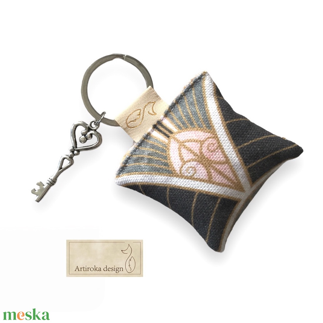 Art Deco mintás prémium pamut kulcstartó - Artiroka design - táska & tok - kulcstartó & táskadísz - kulcstartó - Meska.hu Art Deco mintás prémium pamut kulcstartó - Artiroka design - táska & tok - kulcstartó & táskadísz - kulcstartó - Meska.hu