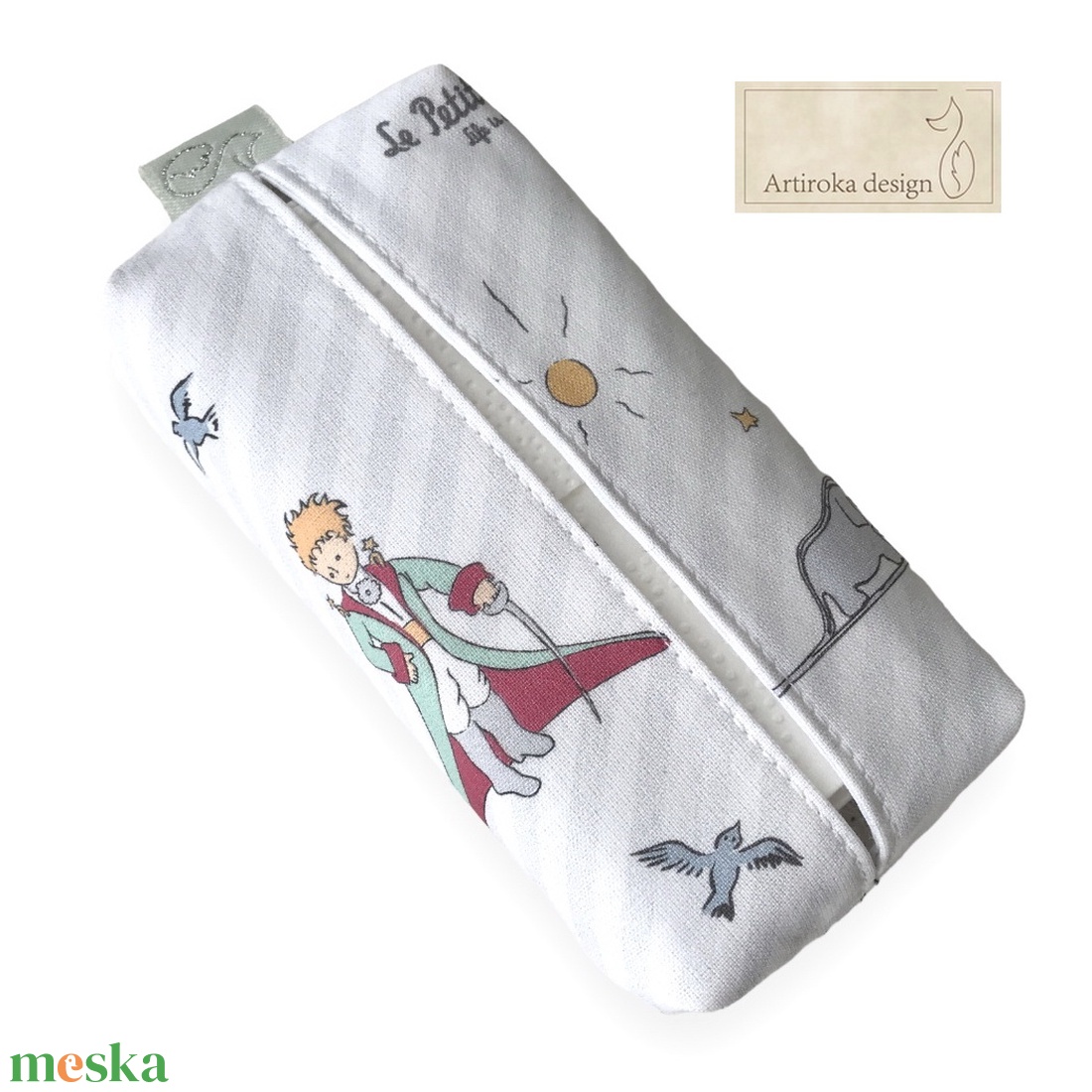 Kis herceg és a rózsa mintás PRÉMIUM pamut zsebkendő tartó - Artiroka design - táska & tok - pénztárca & más tok - zsebkendőtartó tok - Meska.hu Kis herceg és a rózsa mintás PRÉMIUM pamut zsebkendő tartó - Artiroka design - táska & tok - pénztárca & más tok - zsebkendőtartó tok - Meska.hu