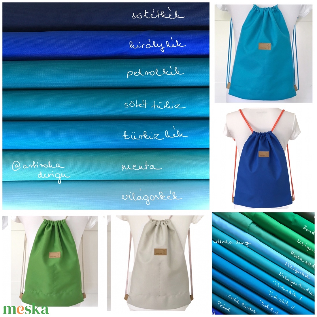 Egyszínű vízálló textil gymbag hátizsák választható színben - BALATON - TENGER - Artiroka design - táska & tok - hátizsák - hátizsák - Meska.hu Egyszínű vízálló textil gymbag hátizsák választható színben - BALATON - TENGER - Artiroka design - táska & tok - hátizsák - hátizsák - Meska.hu