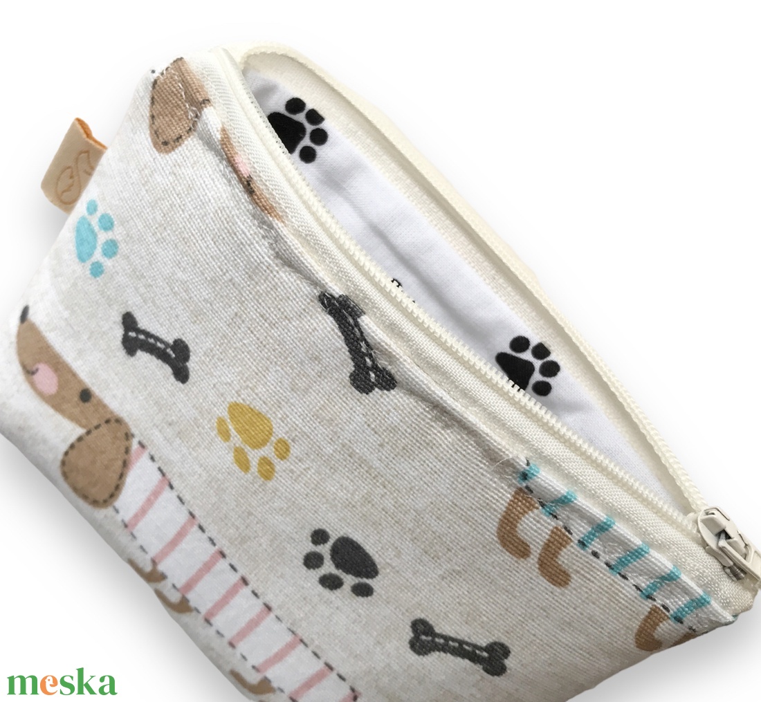 Tacskó kutya mintás irattartó pénztárca - Artiroka design - táska & tok - pénztárca & más tok - kártyatartó & irattartó - Meska.hu