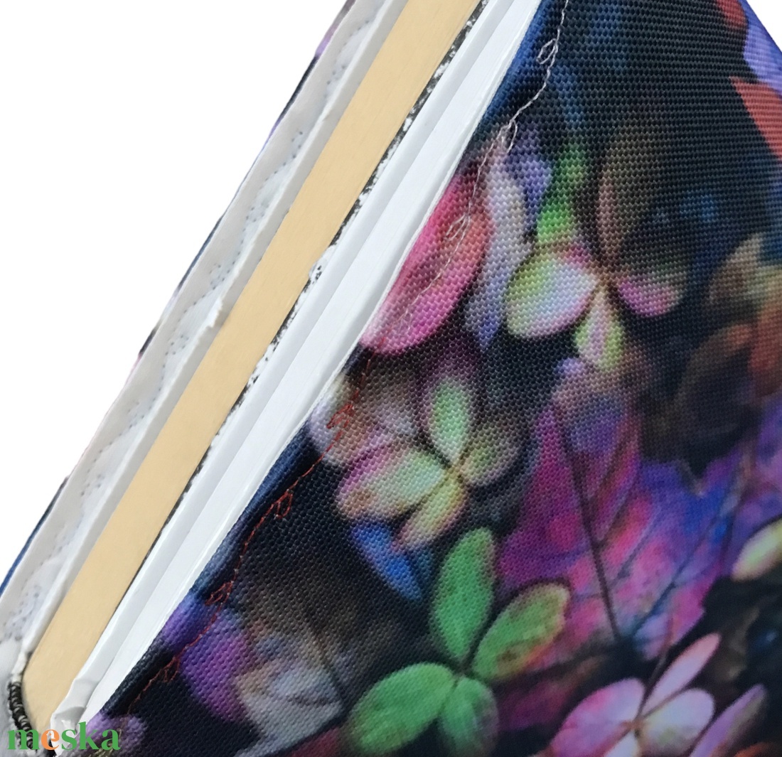 Őszi hortenzia és levelek mintás vízálló KÖNYVTOK - Artiroka design - könyv & zene - könyvtok - Meska.hu