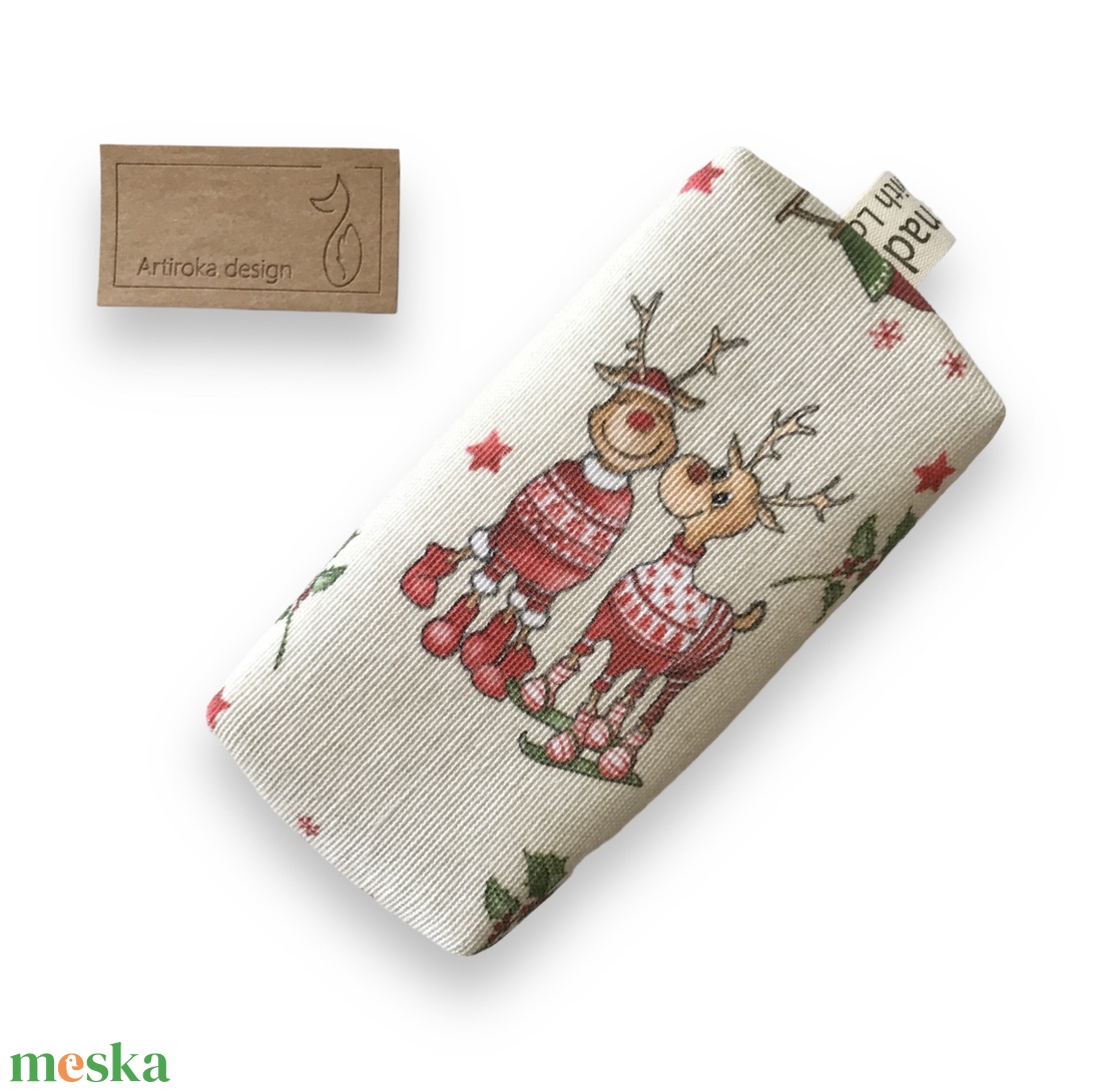 Rudolf a rénszarvas mintás zsebkendő tartó - Artiroka design - táska & tok - pénztárca & más tok - zsebkendőtartó tok - Meska.hu Rudolf a rénszarvas mintás zsebkendő tartó - Artiroka design - táska & tok - pénztárca & más tok - zsebkendőtartó tok - Meska.hu
