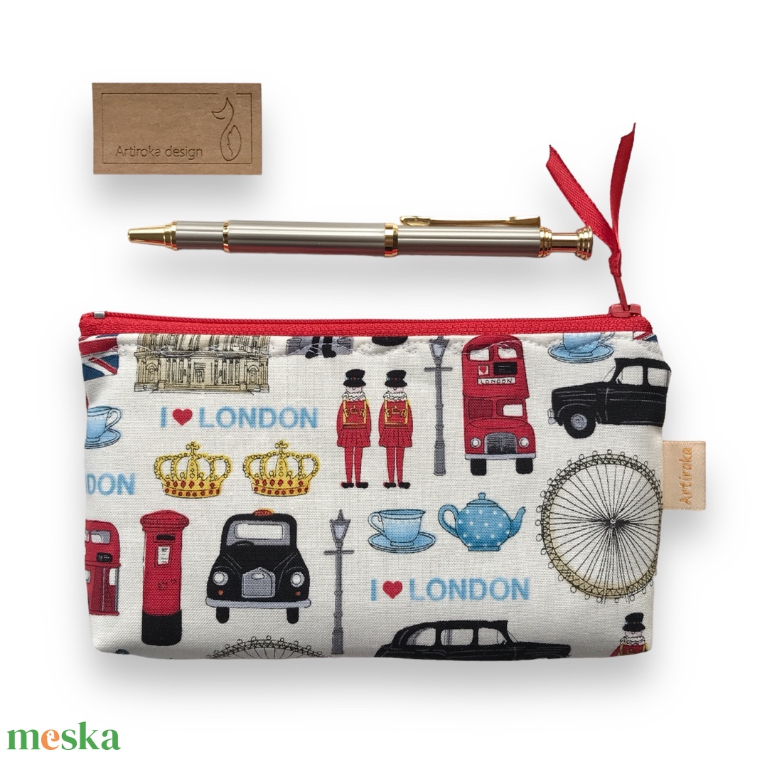 London mintás tolltartó neszesszer, szemüvegtok vagy irattartó pénztárca - I love London - Artiroka design - táska & tok - neszesszer - Meska.hu London mintás tolltartó neszesszer, szemüvegtok vagy irattartó pénztárca - I love London - Artiroka design - táska & tok - neszesszer - Meska.hu