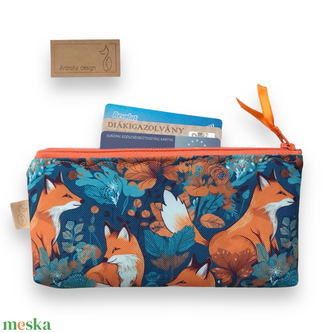 Róka család mintás, VÍZÁLLÓ irattartó pénztárca, vagy neszesszer vagy szemüvegtok - Artiroka design - táska & tok - neszesszer - Meska.hu Róka család mintás, VÍZÁLLÓ irattartó pénztárca, vagy neszesszer vagy szemüvegtok - Artiroka design - táska & tok - neszesszer - Meska.hu