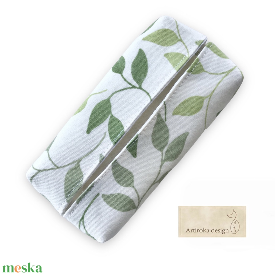 Falevél mintás, újrahasznosított pamut textil, zsebkendő tartó - Artiroka design - táska & tok - pénztárca & más tok - zsebkendőtartó tok - Meska.hu Falevél mintás, újrahasznosított pamut textil, zsebkendő tartó - Artiroka design - táska & tok - pénztárca & más tok - zsebkendőtartó tok - Meska.hu