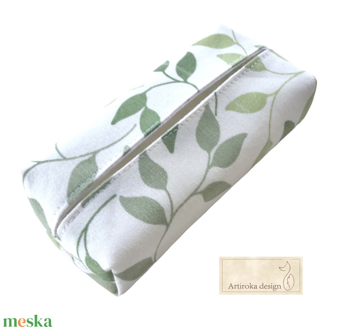 Falevél mintás, újrahasznosított pamut textil, zsebkendő tartó - Artiroka design - táska & tok - pénztárca & más tok - zsebkendőtartó tok - Meska.hu Falevél mintás, újrahasznosított pamut textil, zsebkendő tartó - Artiroka design - táska & tok - pénztárca & más tok - zsebkendőtartó tok - Meska.hu