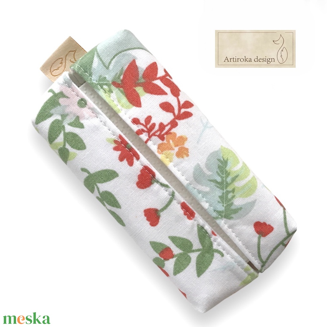 Róka virágok között mintás bélelt papírzsebkendő tartó - Artiroka design - táska & tok - pénztárca & más tok - zsebkendőtartó tok - Meska.hu Róka virágok között mintás bélelt papírzsebkendő tartó - Artiroka design - táska & tok - pénztárca & más tok - zsebkendőtartó tok - Meska.hu