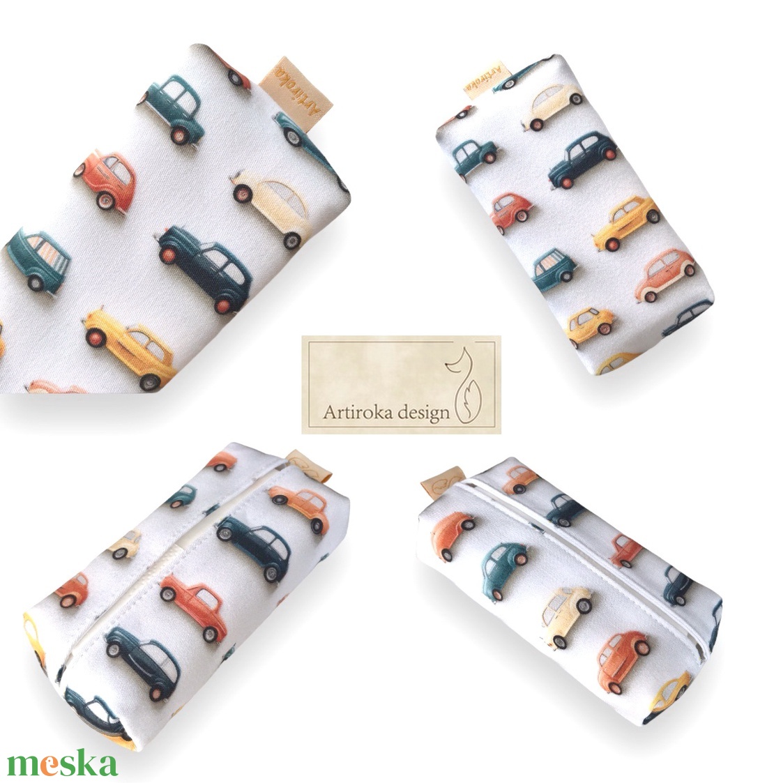 Színes autó mintás prémium pamut textilből készült papírzsebkendő tartó - MATCHBOX - Artiroka design - táska & tok - pénztárca & más tok - zsebkendőtartó tok - Meska.hu Színes autó mintás prémium pamut textilből készült papírzsebkendő tartó - MATCHBOX - Artiroka design - táska & tok - pénztárca & más tok - zsebkendőtartó tok - Meska.hu