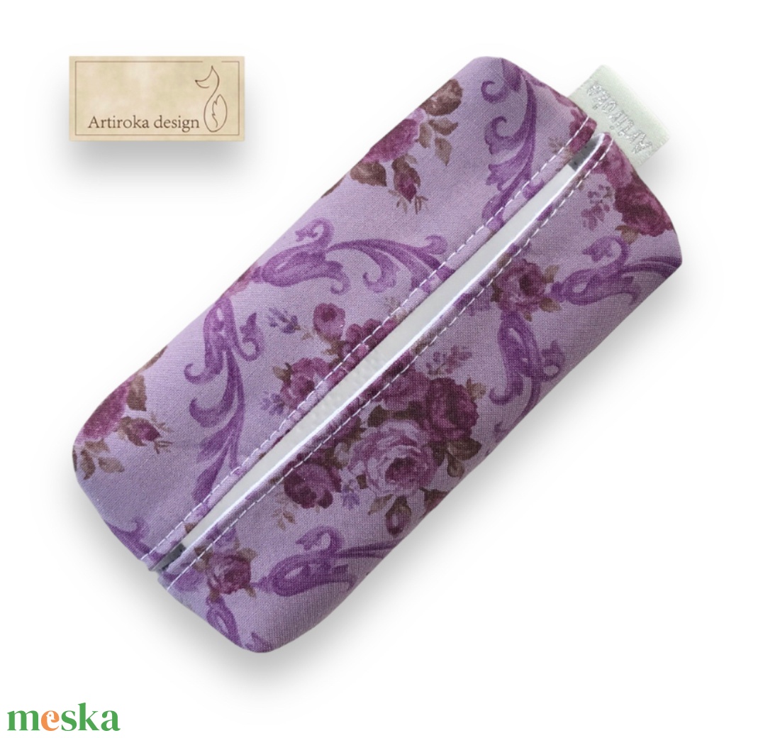 Lila rózsás, PRÉMIUM papírzsebkendő tartó - Artiroka design - táska & tok - pénztárca & más tok - zsebkendőtartó tok - Meska.hu Lila rózsás, PRÉMIUM papírzsebkendő tartó - Artiroka design - táska & tok - pénztárca & más tok - zsebkendőtartó tok - Meska.hu