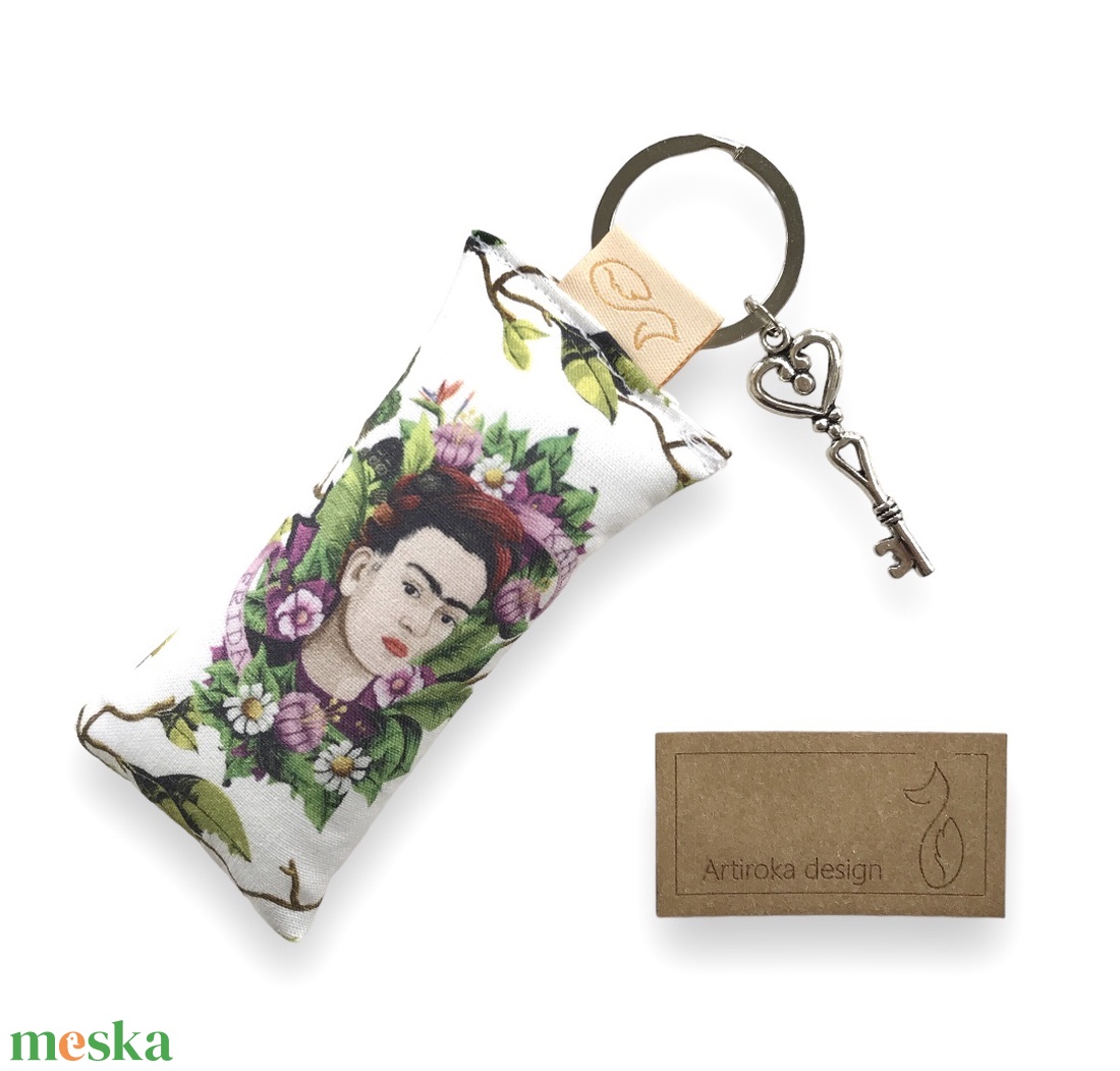 Frida Kahlo mintás prémium kulcstartó -  Artiroka design - táska & tok - kulcstartó & táskadísz - kulcstartó - Meska.hu