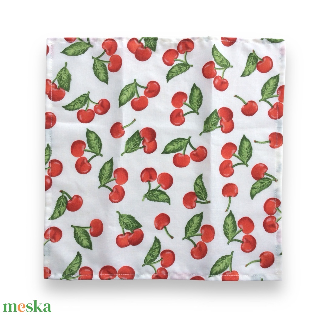 Cseresznye és görög dinnye mintás zsebkendő vagy szalvéta szett - Artiroka design - szépségápolás - textil zsebkendő - Meska.hu Cseresznye és görög dinnye mintás zsebkendő vagy szalvéta szett - Artiroka design - szépségápolás - textil zsebkendő - Meska.hu