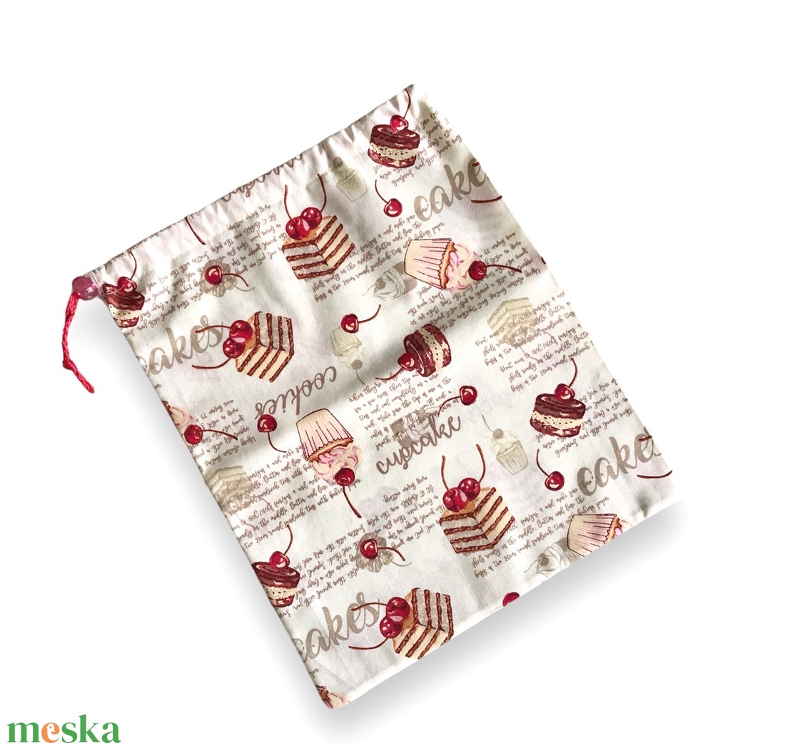 Sütemény mintás pamut textil bevásárló zacskó - ÖKO zsák - Környezetbarát - Artiroka design - táska & tok - bevásárlás & shopper táska - zöldség/gyümölcs zsák - Meska.hu Sütemény mintás pamut textil bevásárló zacskó - ÖKO zsák - Környezetbarát - Artiroka design - táska & tok - bevásárlás & shopper táska - zöldség/gyümölcs zsák - Meska.hu