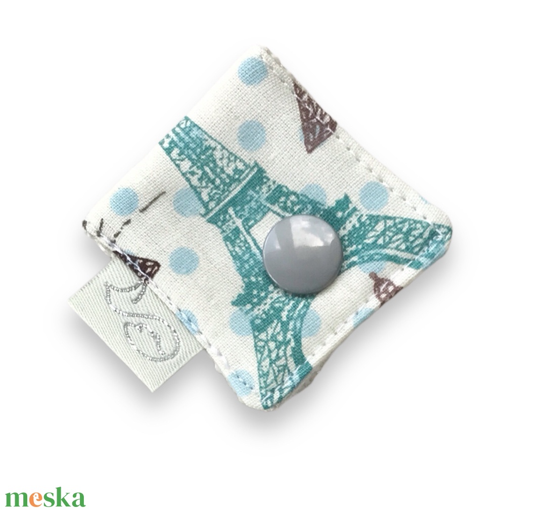 Eiffel torony  mintás, prémium pamut kábel rendszerező  - Artiroka design - táska & tok - kézitáska & válltáska - belső rendező - Meska.hu