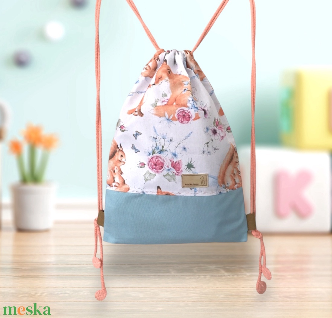 Róka mama kisrókával mintás hátizsák, ovis zsák, gymbag tornazsák - ÓVODA - Artiroka design - játék & sport - ovis felszerelés - ovis hátizsák - Meska.hu Róka mama kisrókával mintás hátizsák, ovis zsák, gymbag tornazsák - ÓVODA - Artiroka design - játék & sport - ovis felszerelés - ovis hátizsák - Meska.hu