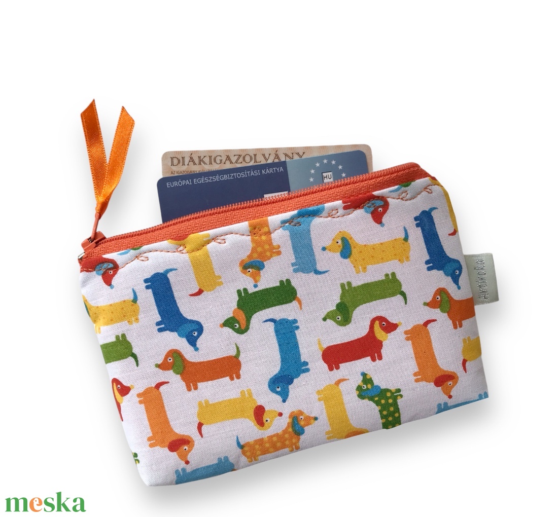 Tacskó kutya mintás irattartó pénztárca - Artiroka design - táska & tok - pénztárca & más tok - pénztárca - gyerek pénztárca - Meska.hu Tacskó kutya mintás irattartó pénztárca - Artiroka design - táska & tok - pénztárca & más tok - pénztárca - gyerek pénztárca - Meska.hu