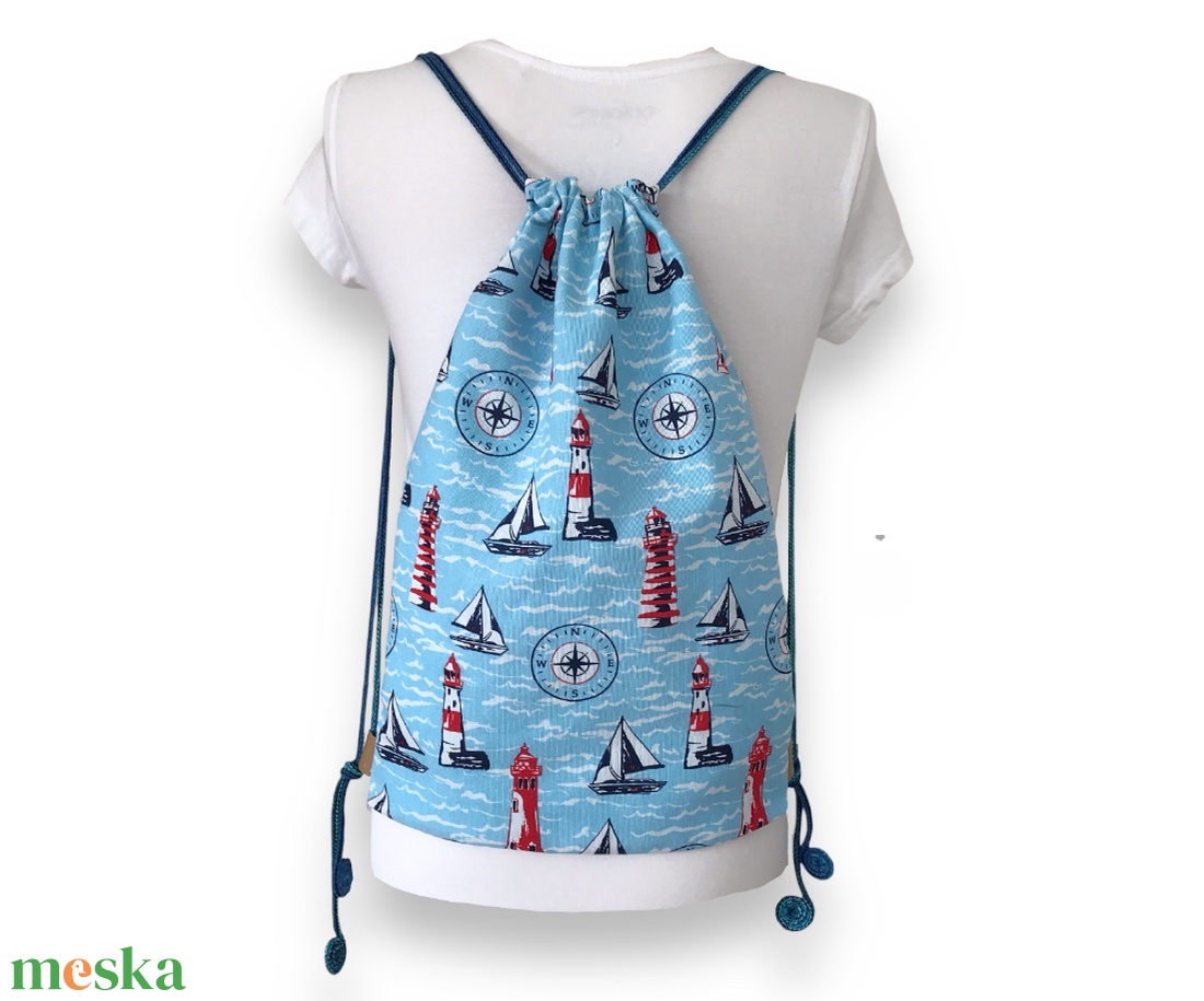 Vitorlás mintás, egyedi gymbag hátizsák, laptop táska - BALATON - Artiroka design - táska & tok - hátizsák - tornazsák, gymbag - Meska.hu Vitorlás mintás, egyedi gymbag hátizsák, laptop táska - BALATON - Artiroka design - táska & tok - hátizsák - tornazsák, gymbag - Meska.hu