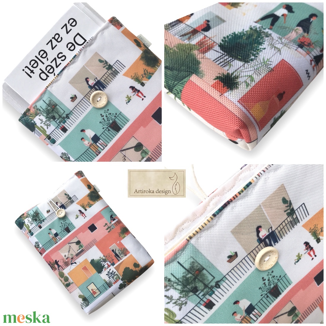 De szép ez az élet! - Vízálló KÖNYVTOK - Artiroka design - könyv & zene - könyvtok - Meska.hu De szép ez az élet! - Vízálló KÖNYVTOK - Artiroka design - könyv & zene - könyvtok - Meska.hu