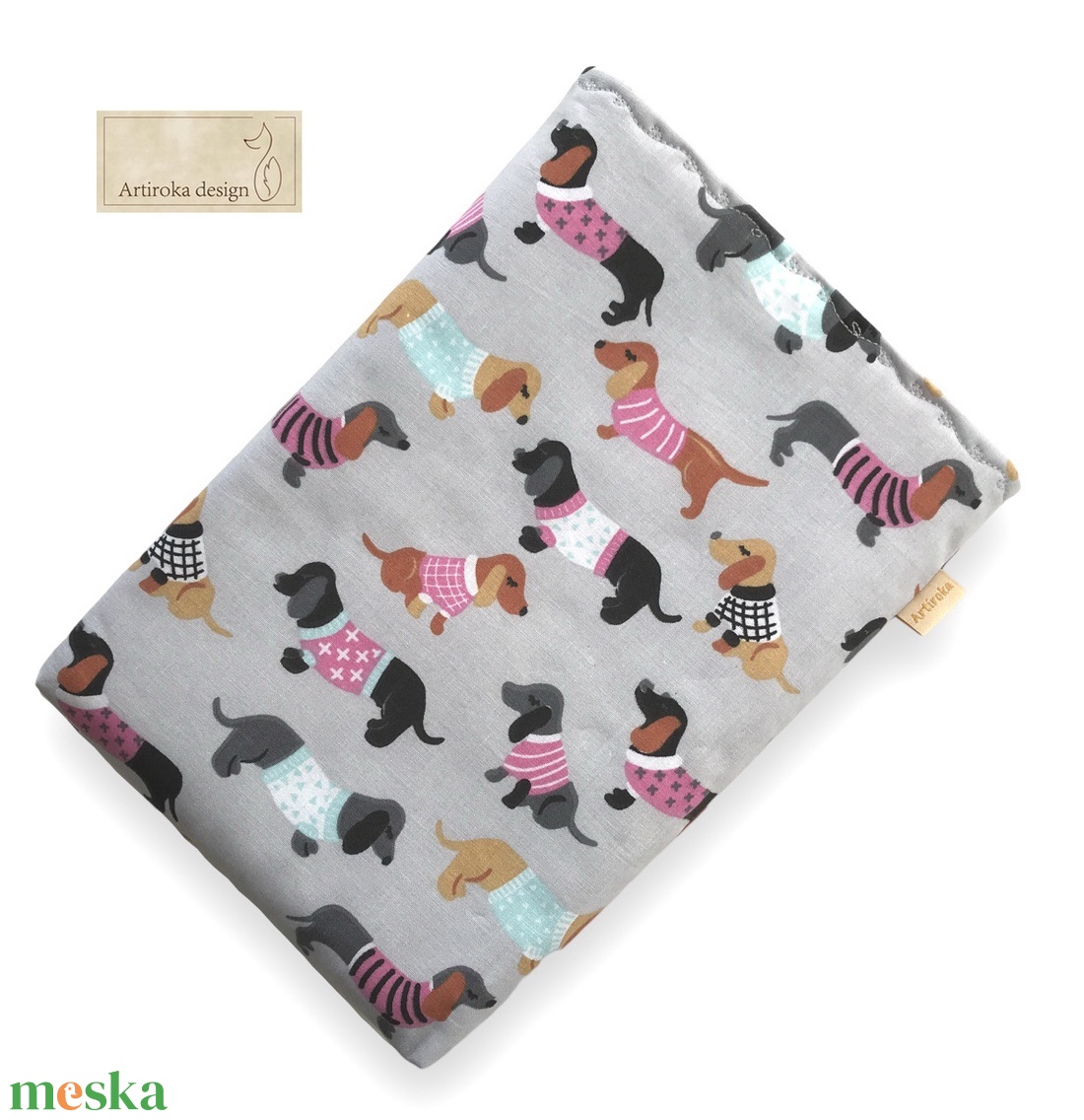Tacskó kutya mintás pamut textil könyvtok - Artiroka design - könyv & zene - könyvtok - Meska.hu Tacskó kutya mintás pamut textil könyvtok - Artiroka design - könyv & zene - könyvtok - Meska.hu