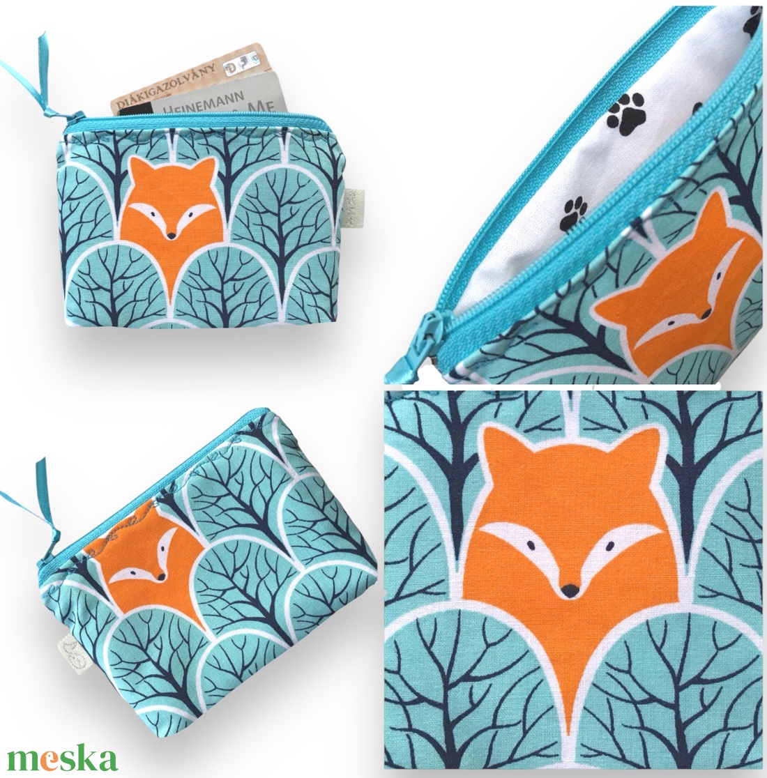 Róka az erdőben mintás irattartó pénztárca - Artiroka design - táska & tok - pénztárca & más tok - kártyatartó & irattartó - Meska.hu Róka az erdőben mintás irattartó pénztárca - Artiroka design - táska & tok - pénztárca & más tok - kártyatartó & irattartó - Meska.hu