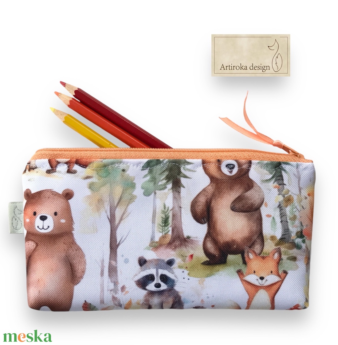 Erdei randevú - Róka, mosómedve, mackó és őz mintás irattartó pénztárca vagy neszesszer - Artiroka design - táska & tok - neszesszer - Meska.hu Erdei randevú - Róka, mosómedve, mackó és őz mintás irattartó pénztárca vagy neszesszer - Artiroka design - táska & tok - neszesszer - Meska.hu
