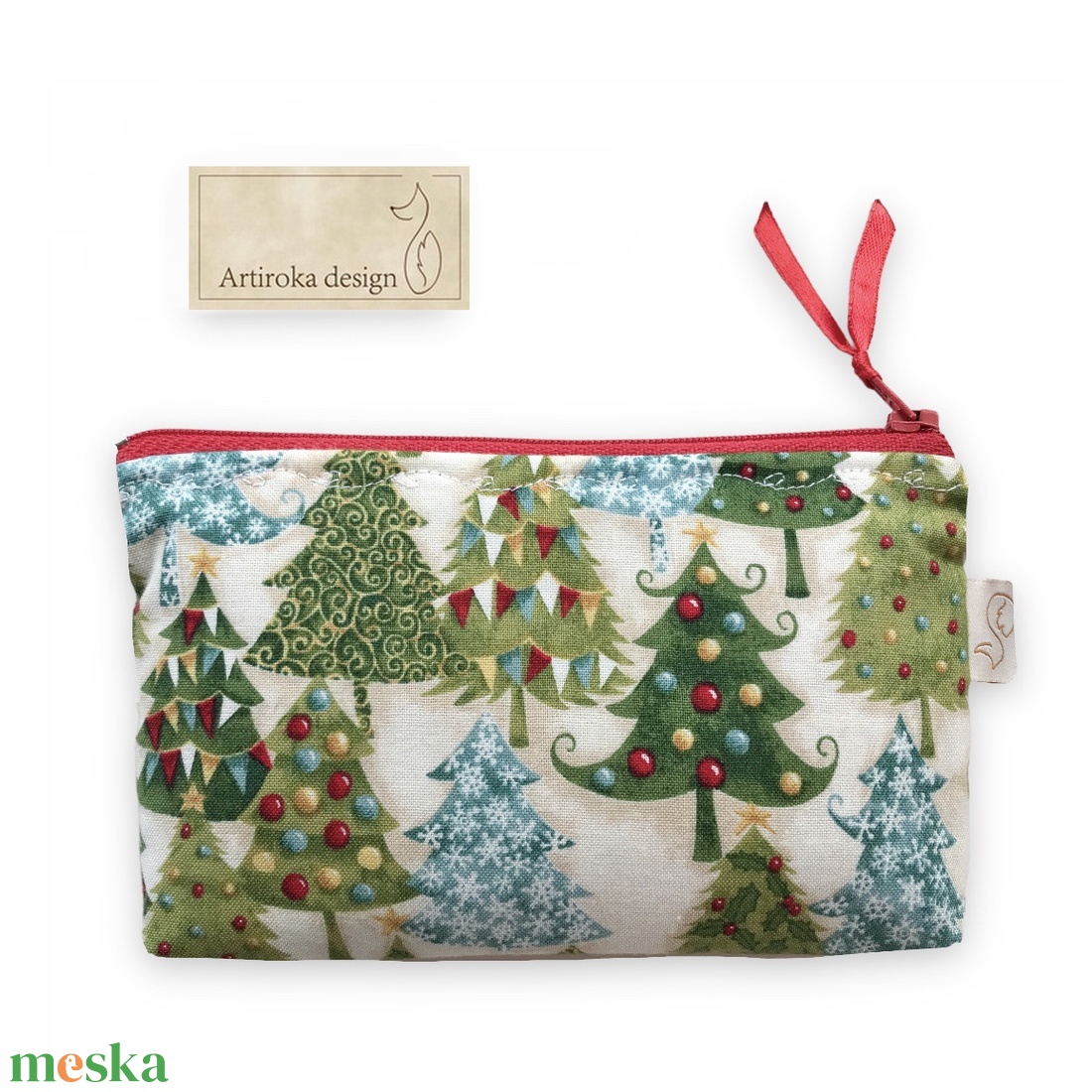 Karácsonyfa mintás irattartó pénztárca, neszesszer - Artiroka design - táska & tok - pénztárca & más tok - kártyatartó & irattartó - Meska.hu Karácsonyfa mintás irattartó pénztárca, neszesszer - Artiroka design - táska & tok - pénztárca & más tok - kártyatartó & irattartó - Meska.hu