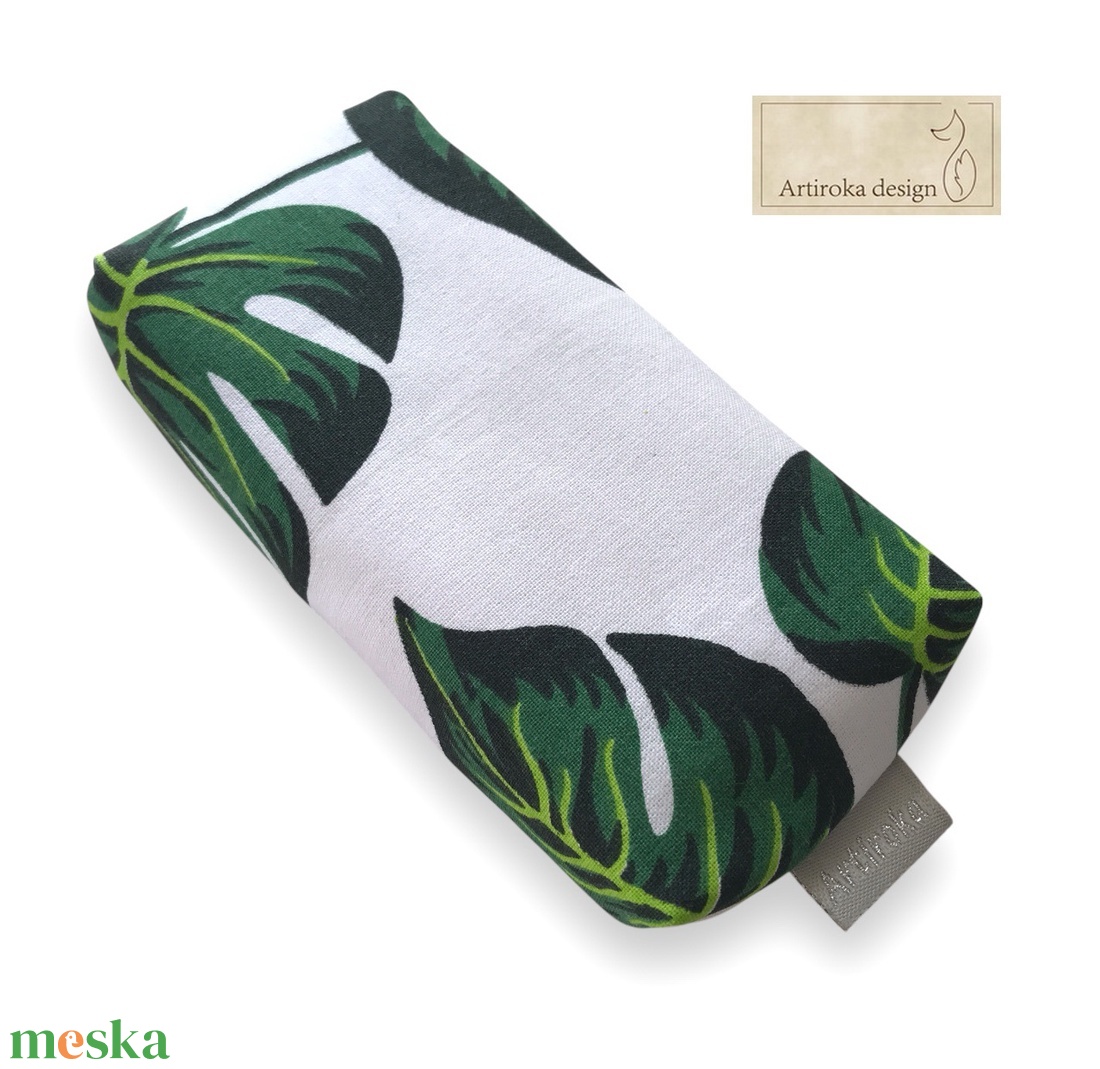 Zöld levél mintás zsebkendőtartó - Artiroka design - táska & tok - pénztárca & más tok - zsebkendőtartó tok - Meska.hu Zöld levél mintás zsebkendőtartó - Artiroka design - táska & tok - pénztárca & más tok - zsebkendőtartó tok - Meska.hu