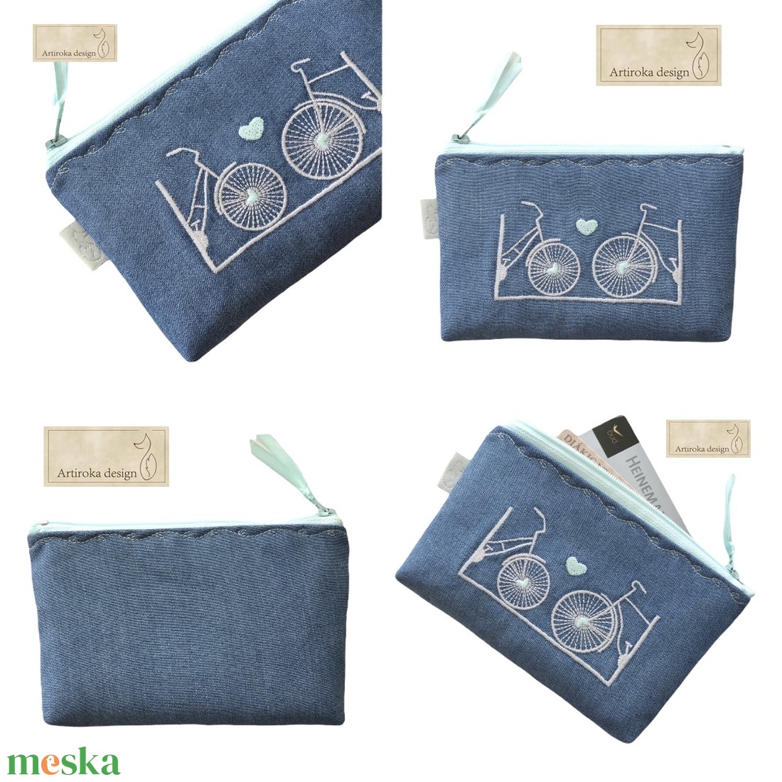 Világjáró, bicikli mintás irattartó pénztárca  - Artiroka design - táska & tok - pénztárca & más tok - pénztárca - férfi pénztárca - Meska.hu
