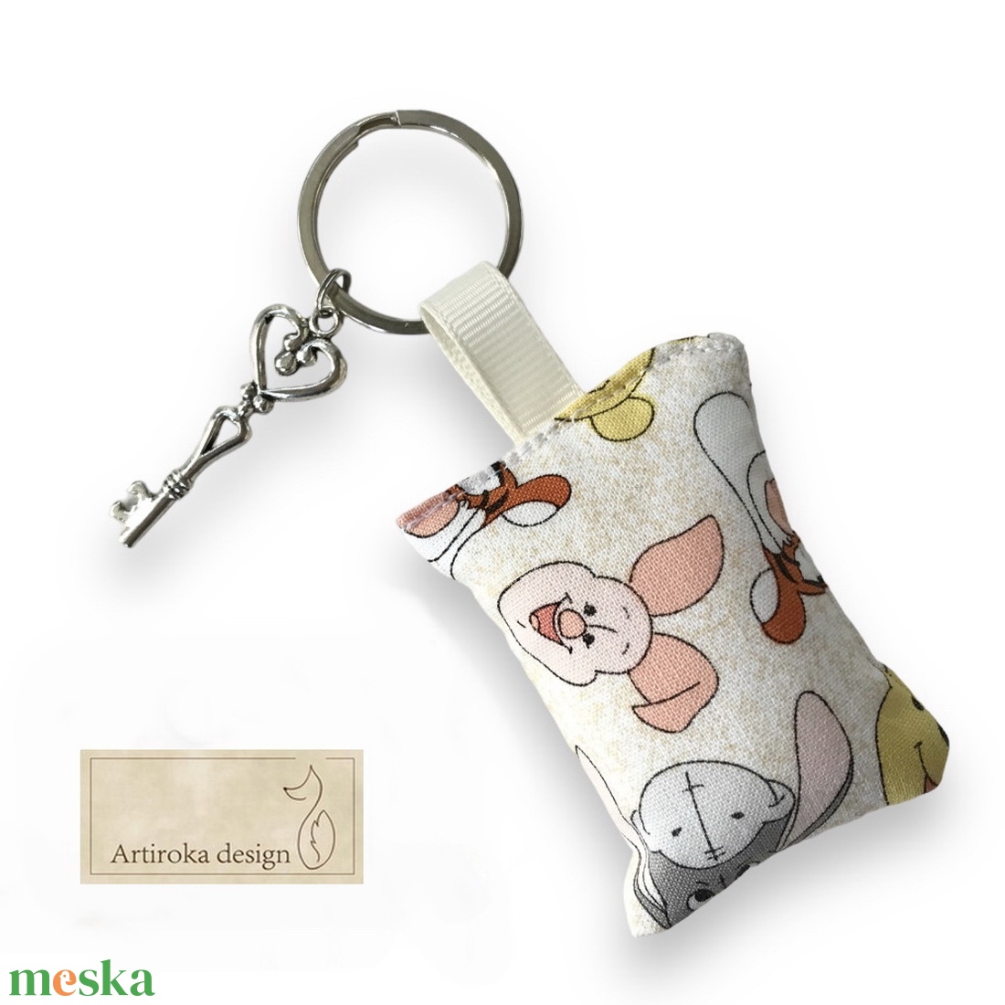 Micimackó és Malacka mintás kulcstartó - Artiroka design - táska & tok - kulcstartó & táskadísz - kulcstartó - Meska.hu Micimackó és Malacka mintás kulcstartó - Artiroka design - táska & tok - kulcstartó & táskadísz - kulcstartó - Meska.hu