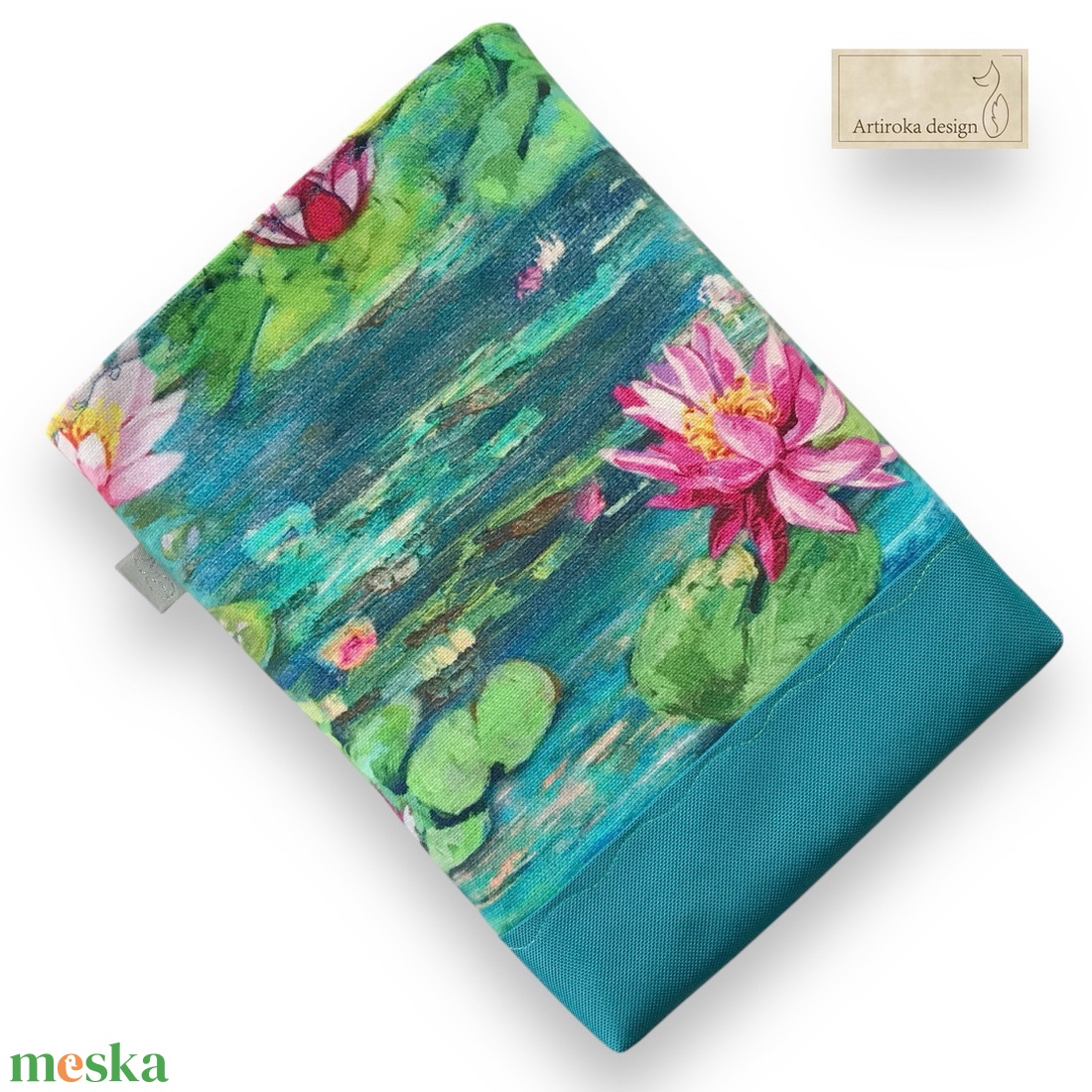 Vizililiomok mintás impresszionista KÖNYVTOK, tablet vagy Ipad tok - Artiroka design - könyv & zene - könyvtok - Meska.hu Vizililiomok mintás impresszionista KÖNYVTOK, tablet vagy Ipad tok - Artiroka design - könyv & zene - könyvtok - Meska.hu