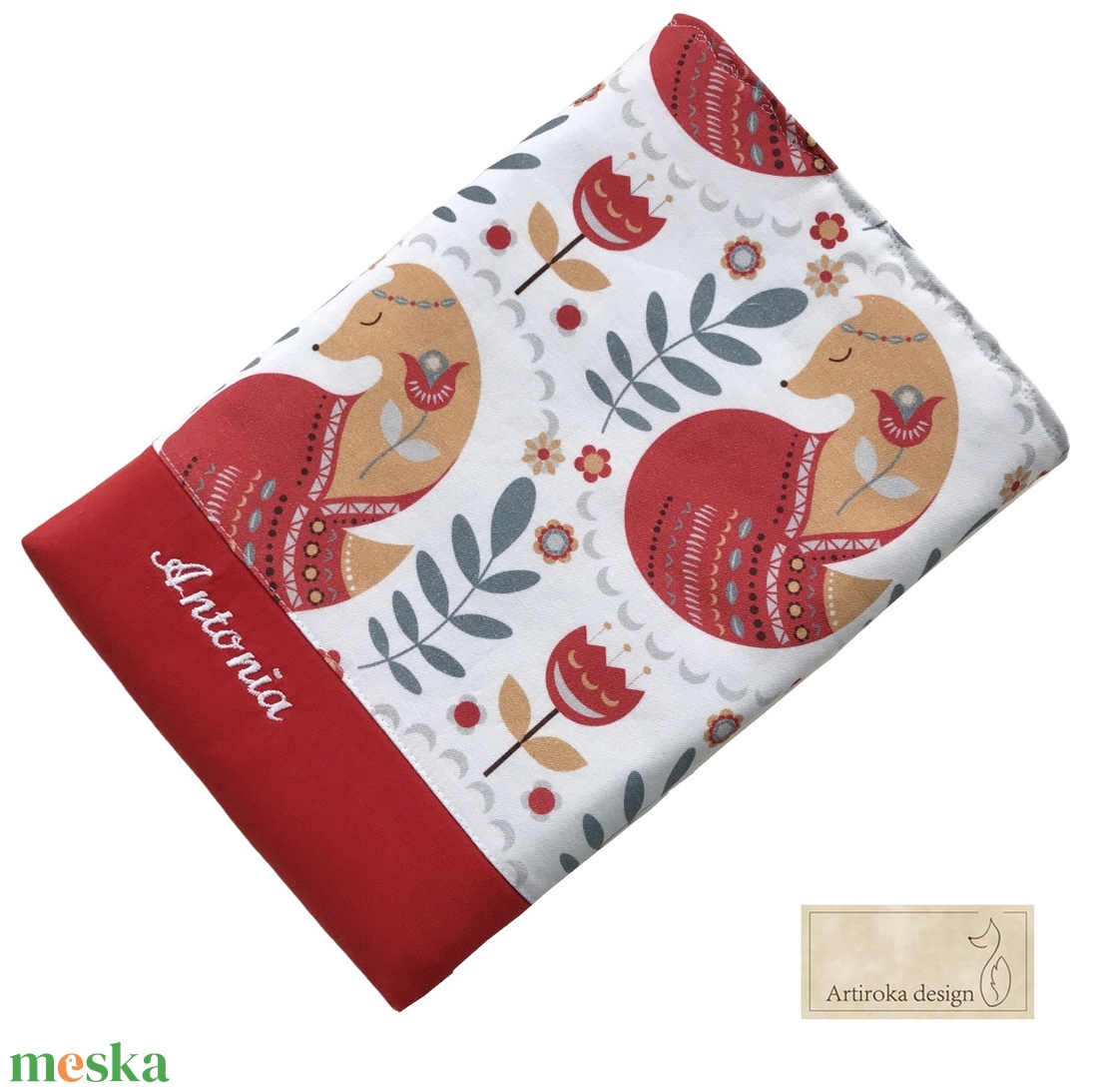 KÖNYVTOK róka mintával akár névhímzéssel is - Artiroka design - könyv & zene - könyvtok - Meska.hu KÖNYVTOK róka mintával akár névhímzéssel is - Artiroka design - könyv & zene - könyvtok - Meska.hu
