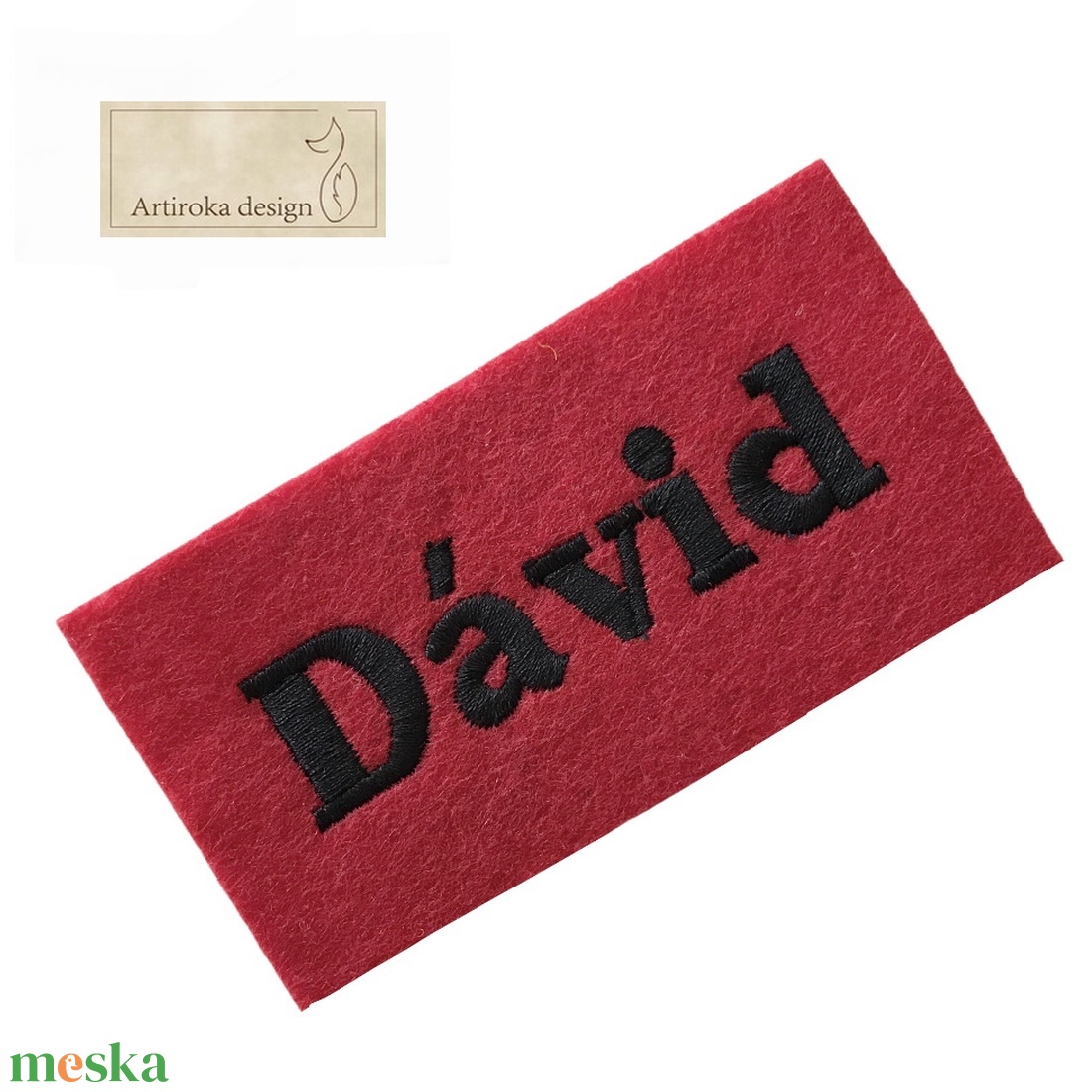 EGYEDI NÉVHÍMZÉS - NÉVCÍMKE - MONOGRAM HÍMZÉS filc alapra - ovis zsákra is varrható - Artiroka design - játék & sport - ovis felszerelés - óvodai jelek - Meska.hu EGYEDI NÉVHÍMZÉS - NÉVCÍMKE - MONOGRAM HÍMZÉS filc alapra - ovis zsákra is varrható - Artiroka design - játék & sport - ovis felszerelés - óvodai jelek - Meska.hu