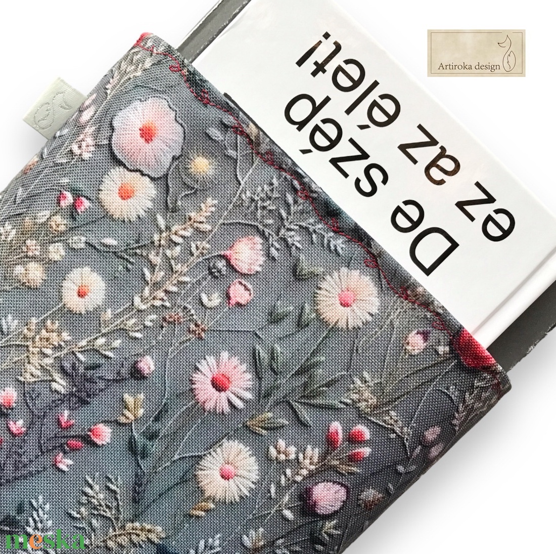Vízálló KÖNYVTOK virágos rét mintával - Artiroka design - könyv & zene - könyvtok - Meska.hu Vízálló KÖNYVTOK virágos rét mintával - Artiroka design - könyv & zene - könyvtok - Meska.hu