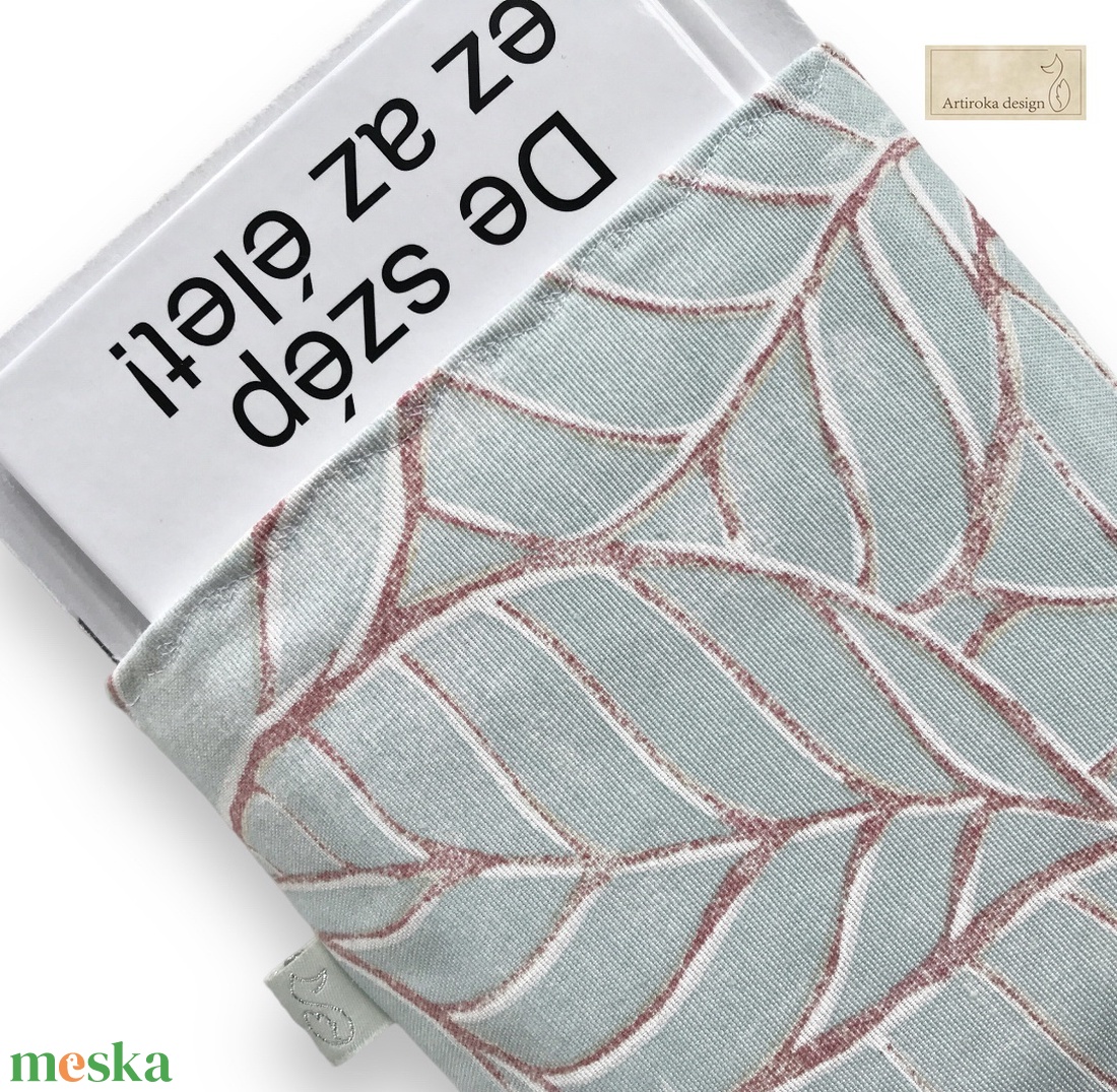 Pasztell levél mintás könyvtok - Artiroka design - könyv & zene - könyvtok - Meska.hu Pasztell levél mintás könyvtok - Artiroka design - könyv & zene - könyvtok - Meska.hu