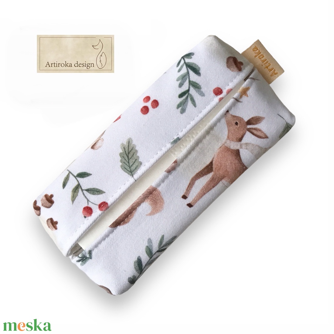 Erdei randevú - róka nyuszi, mókus és őzike mintás prémium papírzsebkendő tartó - Artiroka design - táska & tok - pénztárca & más tok - zsebkendőtartó tok - Meska.hu Erdei randevú - róka nyuszi, mókus és őzike mintás prémium papírzsebkendő tartó - Artiroka design - táska & tok - pénztárca & más tok - zsebkendőtartó tok - Meska.hu