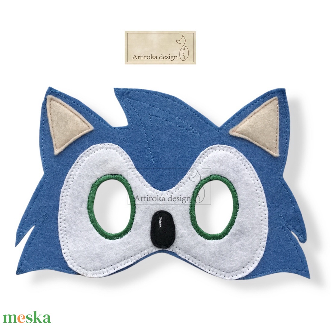 Sonic álarc - egyedi tervezés - Artiroka design - ruha & divat - jelmez & álarc - jelmez - Meska.hu Sonic álarc - egyedi tervezés - Artiroka design - ruha & divat - jelmez & álarc - jelmez - Meska.hu