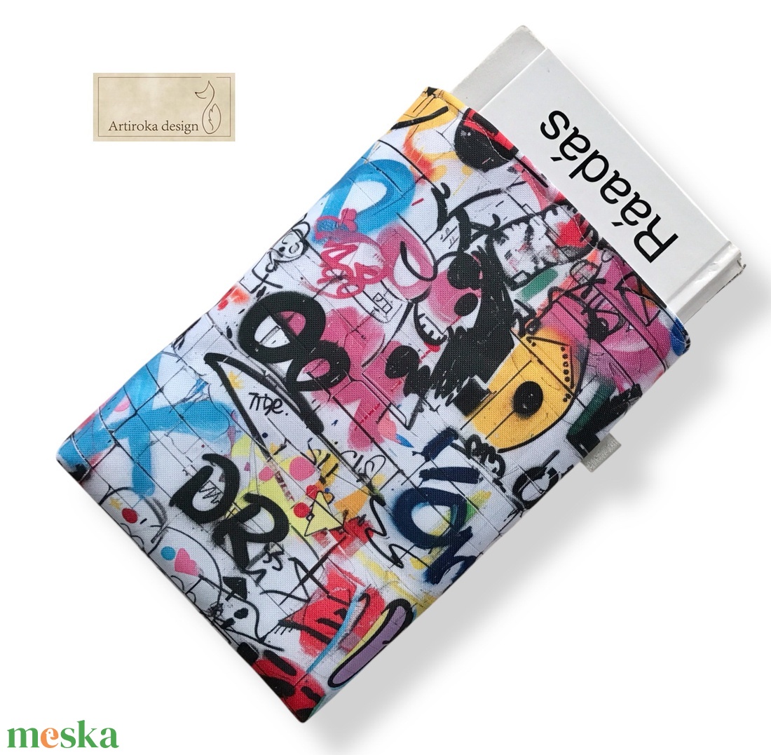 Graffiti mintás KÖNYVTOK vízálló textilből- Artiroka design - könyv & zene - könyvtok - Meska.hu Graffiti mintás KÖNYVTOK vízálló textilből- Artiroka design - könyv & zene - könyvtok - Meska.hu