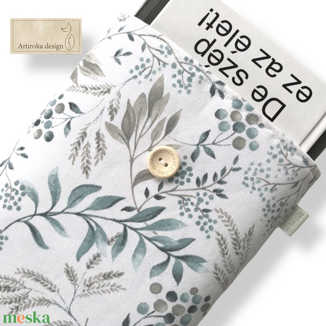 Levelek és termések mintás KÖNYVTOK akár gombos zárral - Artiroka design - könyv & zene - könyvtok - Meska.hu Levelek és termések mintás KÖNYVTOK akár gombos zárral - Artiroka design - könyv & zene - könyvtok - Meska.hu