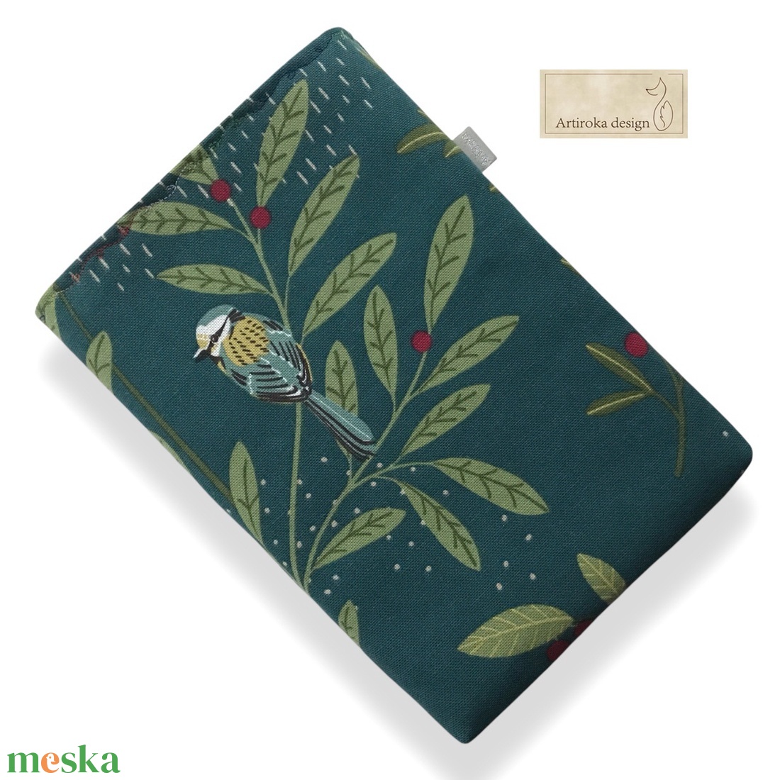 Kék cinege mintás, tavaszváró prémium textil KÖNYVTOK - Artiroka design - könyv & zene - könyvtok - Meska.hu Kék cinege mintás, tavaszváró prémium textil KÖNYVTOK - Artiroka design - könyv & zene - könyvtok - Meska.hu